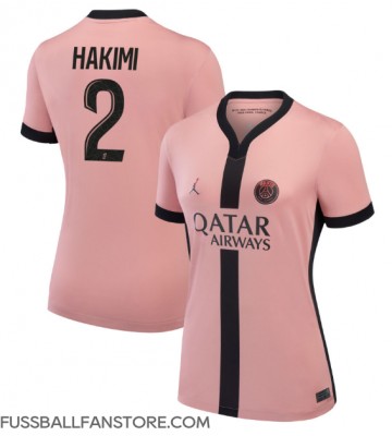 Paris Saint-Germain Achraf Hakimi #2 Replik 3rd trikot Damen 2024-25 Kurzarm